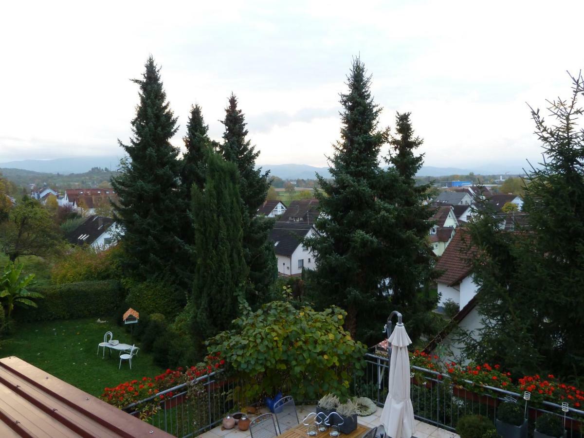 Helle 70 Qm Ferienwohnung Mit Herrlichem Blick Teningen Exterior photo